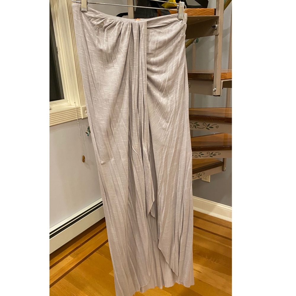 Free people maxi skirt small grey